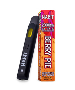 Habit disposable Berry Pie 2ml D8+D9 THC Vape Pen | Sativa