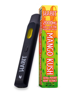 Habit Disposable Mango Kush 2ml D8+D9 THC Vape Pen | Hybrid