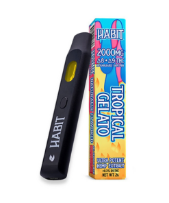 Habit Disposable Tropical Gelato 2ml D8+D9 THC Vape Pen | Hybrid