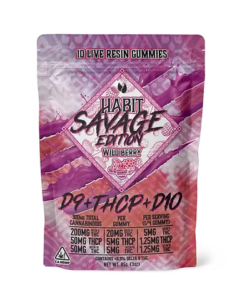 Habit SAVAGE Gummies (10ct) - Wild Berry