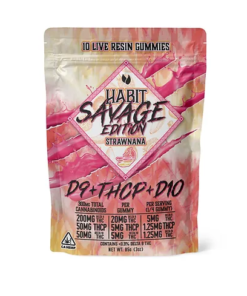 Habit SAVAGE Gummies (10ct) - Strawnana